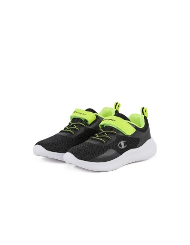 Zapatillas Low Cut Negro Fluor Velcro Champion | Estilo y Comodidad Deportiva (S32454-KK006).