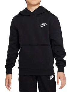 Sudadera Nike Club Negra con Capucha | Estilo y Comodidad para Todos los Días (FD3000-010).