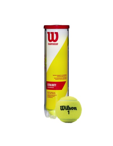 BOTE 4 PELOTAS TENIS WILSON