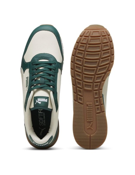 Zapatillas Puma Runner V4 Beige Verde Alpine | Rendimiento y Comodidad (399068-04). Zapatillas Puma Runner V4 Beige Verde Alpine | Rendimiento y Comodidad (399068-04).