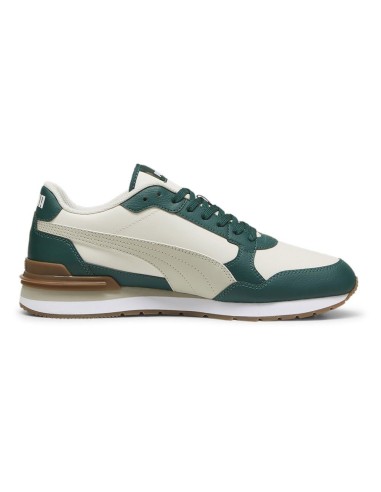 Zapatillas Puma Runner V4 Beige Verde Alpine | Rendimiento y Comodidad (399068-04).