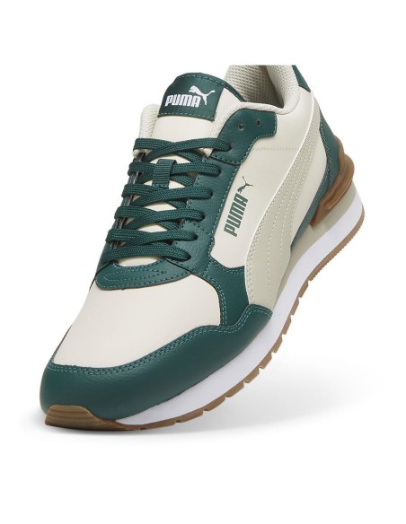 Zapatillas Puma Runner V4 Beige Verde Alpine | Rendimiento y Comodidad (399068-04). Zapatillas Puma Runner V4 Beige Verde Alpine | Rendimiento y Comodidad (399068-04).