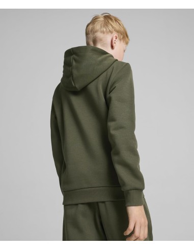Sudadera Puma Verde Niño - Confort y Estilo para los Más Pequeños (586987-77).
