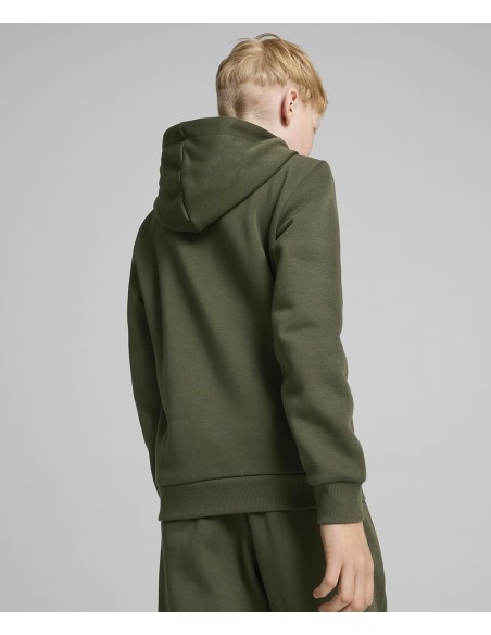 Sudadera Puma Verde Niño - Confort y Estilo para los Más Pequeños (586987-77).
