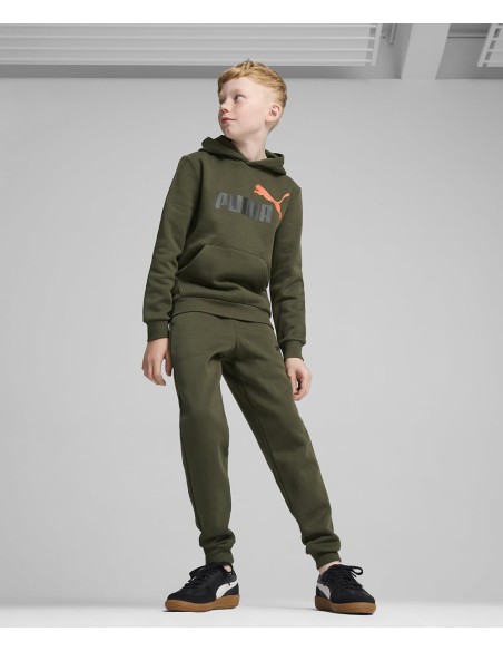 Sudadera Puma Verde Niño - Confort y Estilo para los Más Pequeños (586987-77).