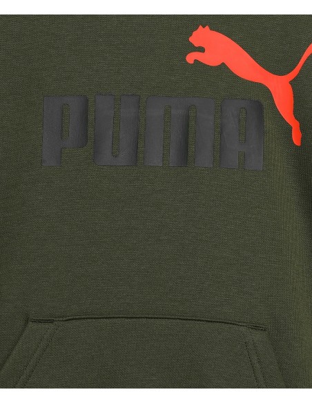 Sudadera Puma Verde Niño - Confort y Estilo para los Más Pequeños (586987-77).
