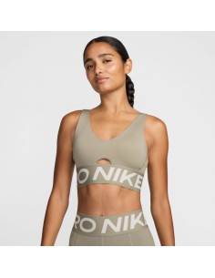 Bra Pro W Verde Nike - Soporte y Estilo para el Entrenamiento (HF7324-320).