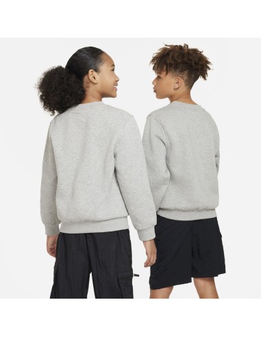 Sudadera Algodón Gris Nike Niño - Estilo Casual y Confort (FD3006-063).