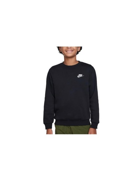 Sudadera Negra Nike GS - Estilo y Comodidad para Niños (FD3006-010). Sudadera Negra Nike GS - Estilo y Comodidad para Niños (FD3006-010).