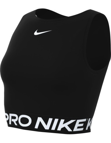 Top Nike Pro W Negro - Ropa Deportiva Mujer de Alto Rendimiento (FZ3615-010).