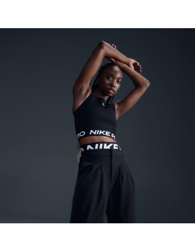 Top Nike Pro W Negro - Ropa Deportiva Mujer de Alto Rendimiento (FZ3615-010).