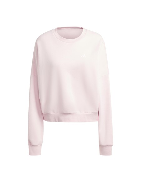 Sudadera Rosa para Mujer Adidas - Estilo y Comodidad (IX7954). Sudadera Rosa para Mujer Adidas - Estilo y Comodidad (IX7954).