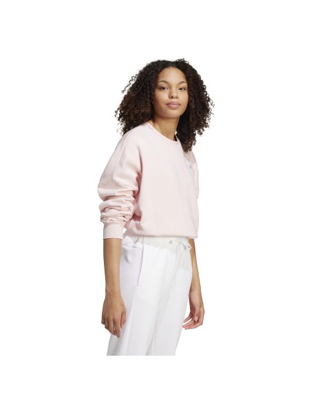 Sudadera Rosa para Mujer Adidas - Estilo y Comodidad (IX7954). Sudadera Rosa para Mujer Adidas - Estilo y Comodidad (IX7954).