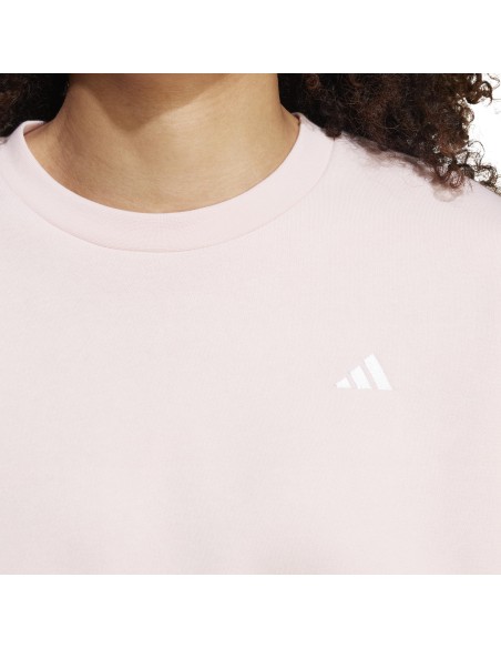 Sudadera Rosa para Mujer Adidas - Estilo y Comodidad (IX7954). Sudadera Rosa para Mujer Adidas - Estilo y Comodidad (IX7954).