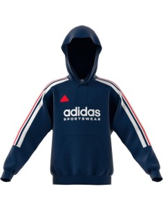 Sudadera Adidas Marino con Líneas en el Brazo - Estilo Deportivo y Comodidad (IY6380).