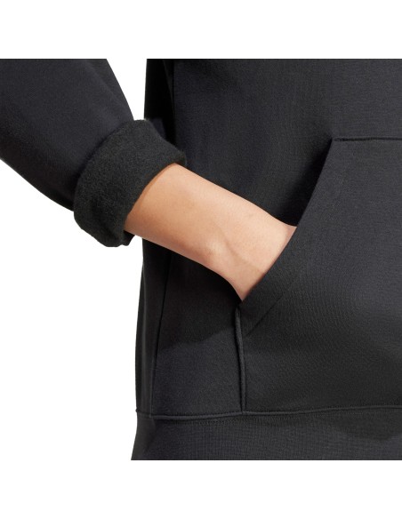 Sudadera Negra Adidas - Estilo y Confort para Mujer (IW0220). Sudadera Negra Adidas - Estilo y Confort para Mujer (IW0220).