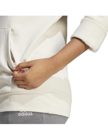 Sudadera Adidas CAP W Crudo para Mujer | Confort y Estilo Casual (IY9228).