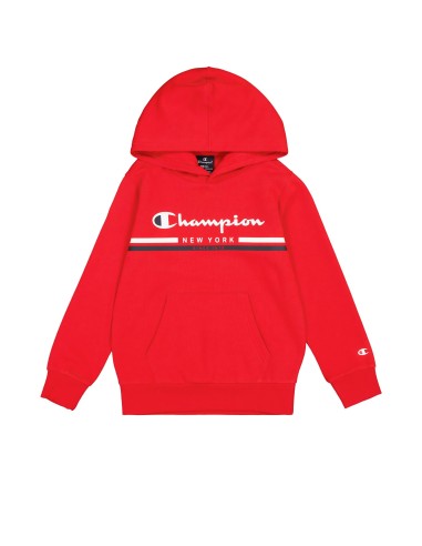 Sudadera Champion CAP GS Roja para Niño | Comodidad y Estilo Deportivo (306837-CRD).