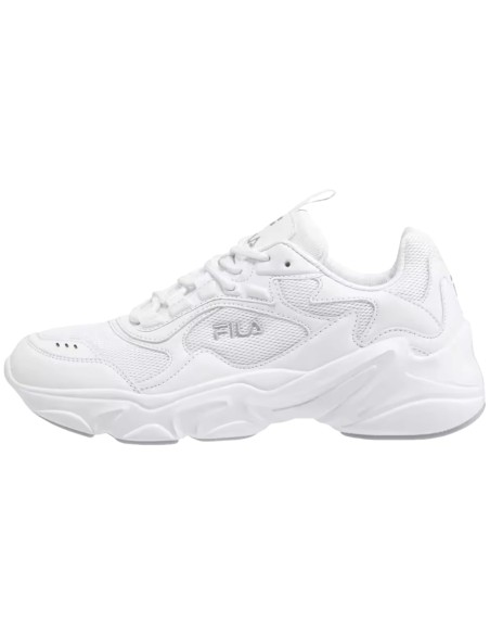Zapatillas Fila Collene Teens Blancas | Estilo Moderno y Confort Juvenil (FFT0076.10004). Zapatillas Fila Collene Teens Blancas | Estilo Moderno y Confort Juvenil (FFT0076.10004).