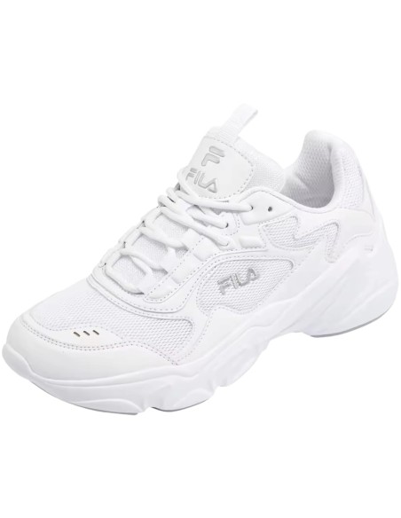 Zapatillas Fila Collene Teens Blancas | Estilo Moderno y Confort Juvenil (FFT0076.10004). Zapatillas Fila Collene Teens Blancas | Estilo Moderno y Confort Juvenil (FFT0076.10004).