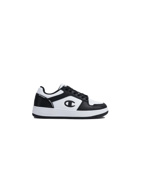 Zapatillas Champion Blancas y Negras de Piel | Estilo Deportivo y Comodidad (S32415-WW019). Zapatillas Champion Blancas y Negras de Piel | Estilo Deportivo y Comodidad (S32415-WW019).