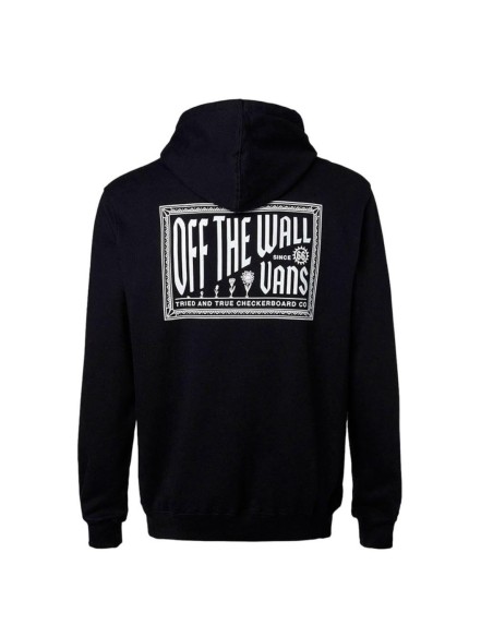 Sudadera Vans Negra Bloomed con Capucha | Estilo Urbano y Comodidad (VN000HVQBLK). Sudadera Vans Negra Bloomed con Capucha | Estilo Urbano y Comodidad (VN000HVQBLK).