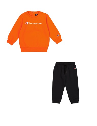 Chándal Naranja con Pantalón Negro Champion | Estilo Deportivo y Comodidad (306899-OS014).