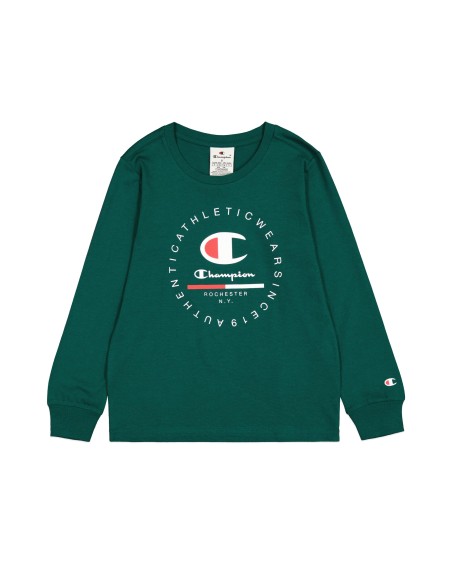 Camiseta Verde Champion | Estilo Casual y Confort Diario (306843-GS502). Camiseta Verde Champion | Estilo Casual y Confort Diario (306843-GS502).
