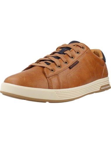 Zapato Skechers H Marrón Hensley | Estilo Casual y Confort Diario (210946-LUG).