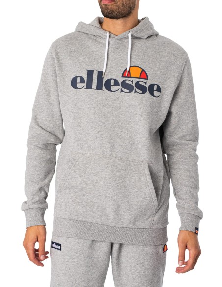 Sudadera con Capucha Ellesse Hombre Gris | Estilo Deportivo y Comodidad (SHC07407). Sudadera con Capucha Ellesse Hombre Gris | Estilo Deportivo y Comodidad (SHC07407).