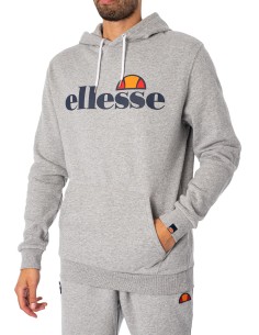 Sudadera con Capucha Ellesse Hombre Gris | Estilo Deportivo y Comodidad (SHC07407). 2