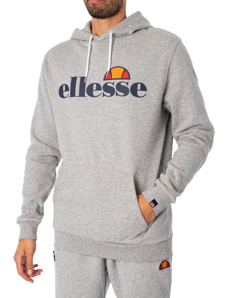 Sudadera con Capucha Ellesse Hombre Gris | Estilo Deportivo y Comodidad (SHC07407). Sudadera con Capucha Ellesse Hombre Gris | Estilo Deportivo y Comodidad (SHC07407).