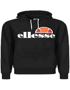Sudadera con Capucha Ellesse Hombre Negra | Estilo Clásico y Confort (SHC07407-BLACK).