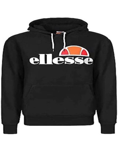 Sudadera con Capucha Ellesse Hombre Negra | Estilo Clásico y Confort (SHC07407-BLACK).