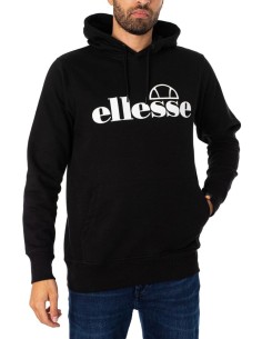 Sudadera con Capucha Ellesse Hombre Negra | Estilo Casual y Confort (SHP16470-BLACK).