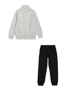 Chándal Gris con Cremallera y Pantalón Negro para Hombre | Estilo Deportivo y Confort (306844-EM021). 2