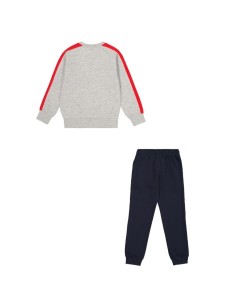 Chándal Gris y Rojo con Cuello Caja y Pantalón Marino GS | Estilo Deportivo Juvenil (306862-NOXM). 2