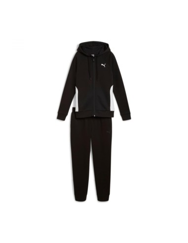 Chándal Negro Puma para Mujer | Estilo Deportivo y Comodidad (683035-01).