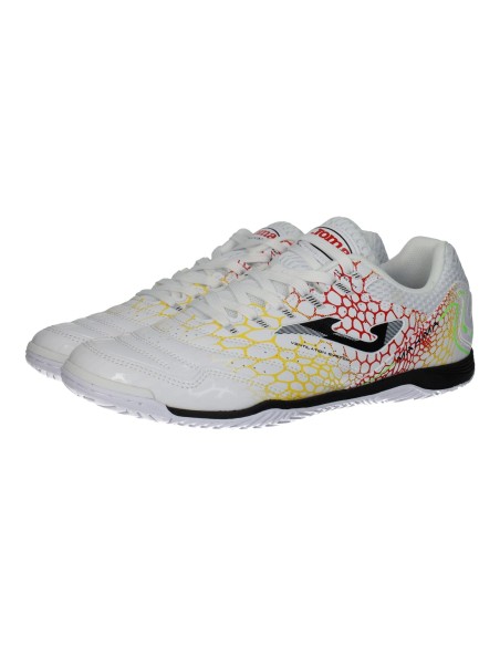 Zapatillas Maxw 24 42 Indor Blanca y Amarilla Joma | Rendimiento y Estilo para Fútbol Sala (MAXW2442IN). Zapatillas Maxw 24 42 Indor Blanca y Amarilla Joma | Rendimiento y Estilo para Fútbol Sala (MAXW2442IN).