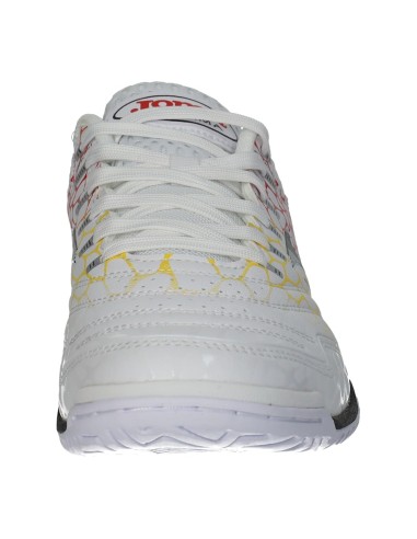 Zapatillas Maxw 24 42 Indor Blanca y Amarilla Joma | Rendimiento y Estilo para Fútbol Sala (MAXW2442IN).
