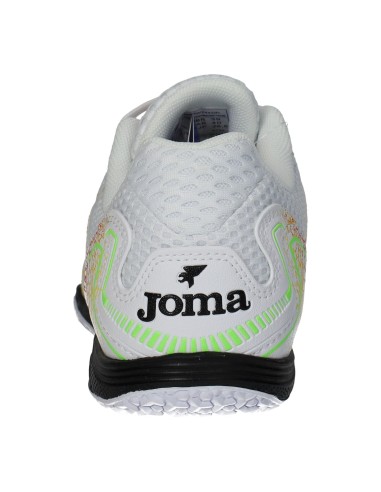 Zapatillas Maxw 24 42 Indor Blanca y Amarilla Joma | Rendimiento y Estilo para Fútbol Sala (MAXW2442IN).