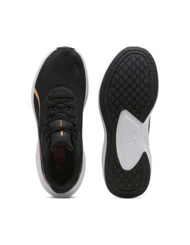 Zapatillas Skyrocket Negras y Doradas | Estilo y Comodidad para el Rendimiento Deportivo (379437-21).