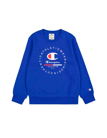 Sudadera Royal con Logo Grande Champion | Estilo Urbano y Auténtico (306838-BS008). Sudadera Royal con Logo Grande Champion | Estilo Urbano y Auténtico (306838-BS008).
