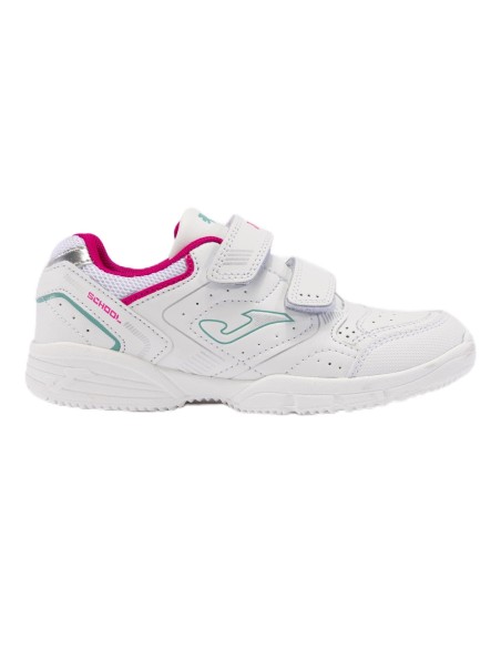 ZAPATILLAS BLANCO TURQUESA VELCRO (WSCHOW2413V).