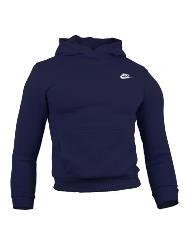 SUDADERA NIKE AZUL CAPUCHA (FD3000-410).