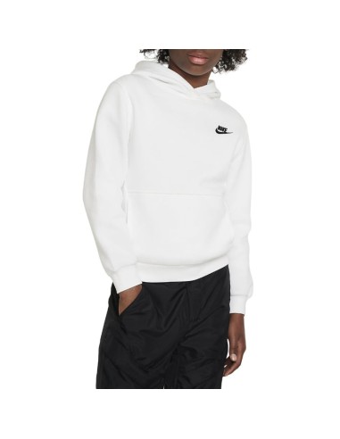 SUDADERA BLANCA NIKE CAPUCHA (FD3000-100).