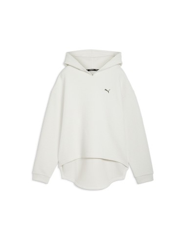 SUDADERA PUMA BLANCA CAPUCHA (525756-05).