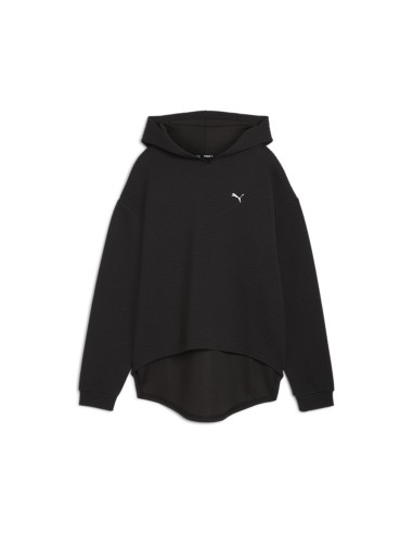 SUDADERA PUMA NEGRA (525756-01).