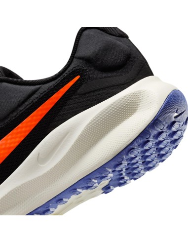 ZAPATILLAS REVOLUTION 7 WIDE NEGRAS NARANJAS (FB8501-008).