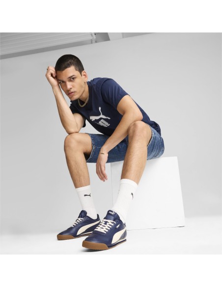 ZAPATILLA PUMA H MARINO PIEL (397452-08).